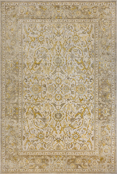 Индийский ковер из шёлка и шерсти POLONAISE